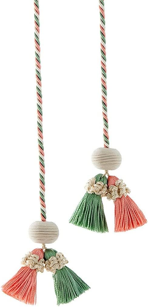 Curtain Straps Small Tassel Pastoral Tie Rope Indoor Bedroom Living Room Soft Decorative(D)