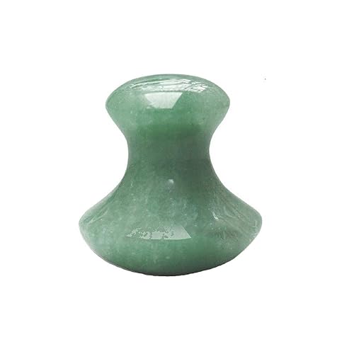 Jade Gua Sha Herramientas de masaje facial 100% natural verde Gua Sha anti envejecimiento de la piel facial SPA para rejuvenecer la piel