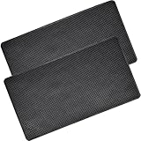 ＊Material seguro y inofensivo＊: Las alfombras antideslizante para GPS están hechas de PVC, un material seguro y inofensivo. Capaz de trabajar desde -40 ° C a 80 ° C, sin preocupación de que la caiga por la exposición del sol o el calor causado por el coche mismo.