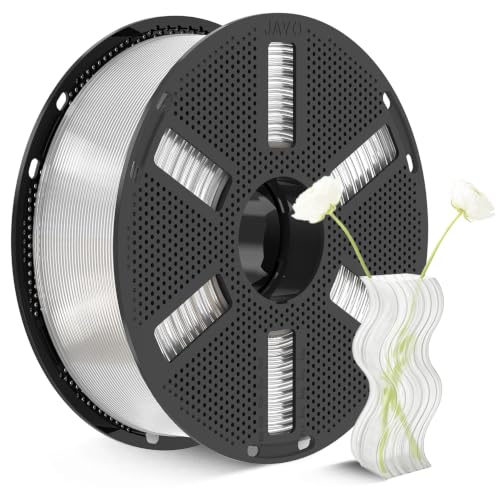 JAYO Transparent PLA+ Filament (Clear), 1.1kg