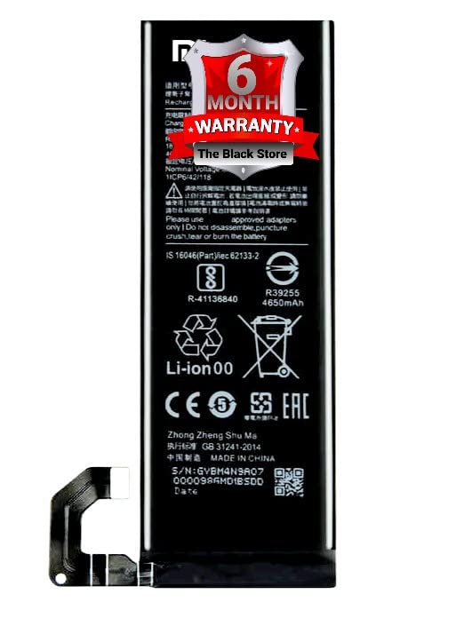 Image of The Black Store Original Replacement Part for Xiaomi Mi 10 5G M2001J2G, M2001J2I BM-4N with 6 Months Warranty