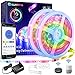 Produktbild SUNGYIN LED Strip DreamColor 10M RGBIC Smart Farbwechsel Musik Streifen Lichterkette mit Wifi Kontroller und APP/Alexa/Google Wasserdichte IP65 für Zuhause, Küche, Schrankdeko[Energieklasse A+]