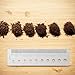 Stainless Steel Coffee Ruler, Coffee Measurement Tool - Coffee Grind Size Chart for Espresso and Brewing, for Barista Measurement Guide, for Durable Coffee Brewing Accessory(B)