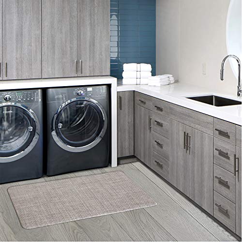 Qsy Home Kitchen Anti Fatigue Rugs 20X39X1/2-Inch Floor Comfort Mats Waterproof Non Skid Thick Cushioned For Standing Desk Garages #TOP5