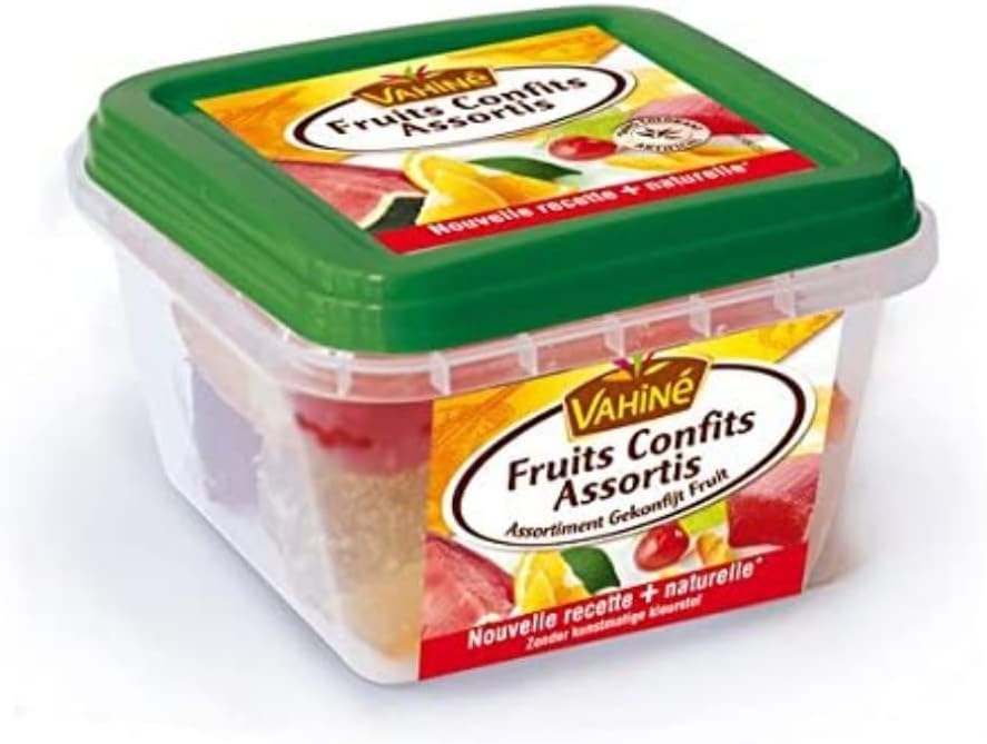Vahine - Assorted Candied Fruits (Watermelon, Cherries, Orange,Angelica) - Fruits Confits Assortis- 150g
