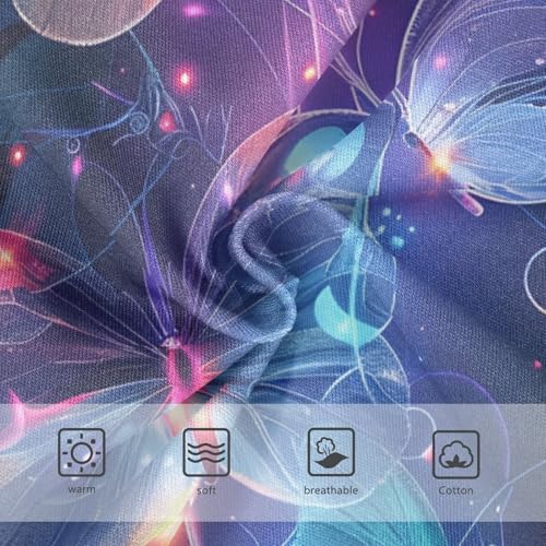 Cotton Girls Underwear Toddler Butterflies Flowers Sparkling Little Girl Panties Bright Underpants Briefs 2t3