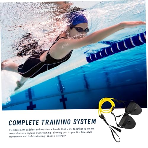 Equipo de entrenamiento para natación con bandas y paletas miniatura 2