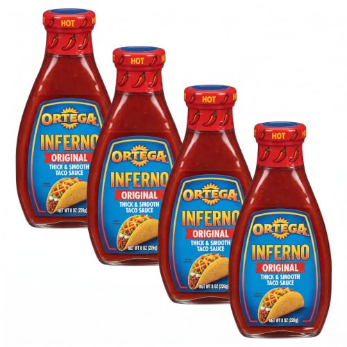 Ortega Inferno Hot Taco Sauce, 8 Ounce (Pack...