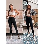 BALEAF Women's Leggings with Pockets Black Tummy Control Workout High Waisted Athletic 7/8 Ultra Soft Gym Yoga Ankle Pants - Image 2
