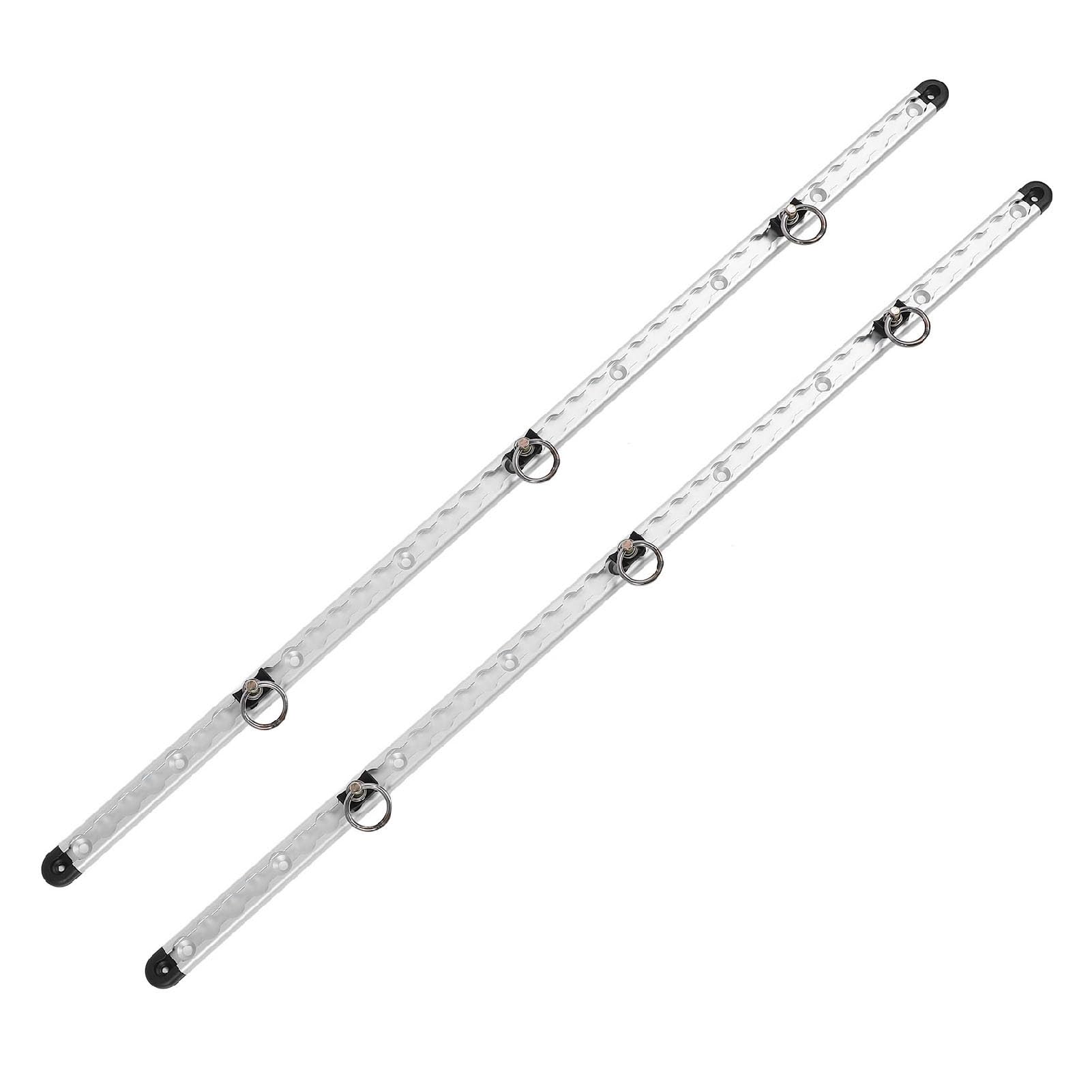 AYNEFY Aluminium-L-Schienenschiene 100 cm, Hochfestes Spannsystem für Ladungssicherung in Anhängern & LKWs, Ladehilfe mit Schnellspanner und Sicherheitsverriegelung