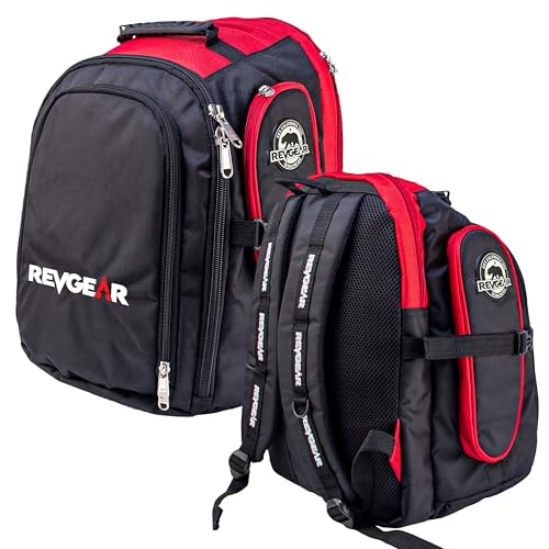 Revgear Gym Backpack, Gym Bag Travel Locker, Training Bag Backpack for MMA, Boxing, MMA, Muay Thai BJJ, Kickboxing - Multi Compartments (X-Large)