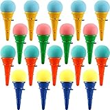 Haconba 18 Pack 7 Inch Ice Cream Shooters Toy Ice Cream Launcher Cone Sponge Ball for Carnival Prizes Goody Bag Fillers Party Favors