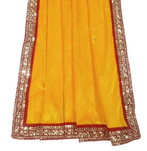 Image of Navti Creations Women's Stole Dupatta In Velvet With Cross Design Border (length -2.25m, Width-75cm)