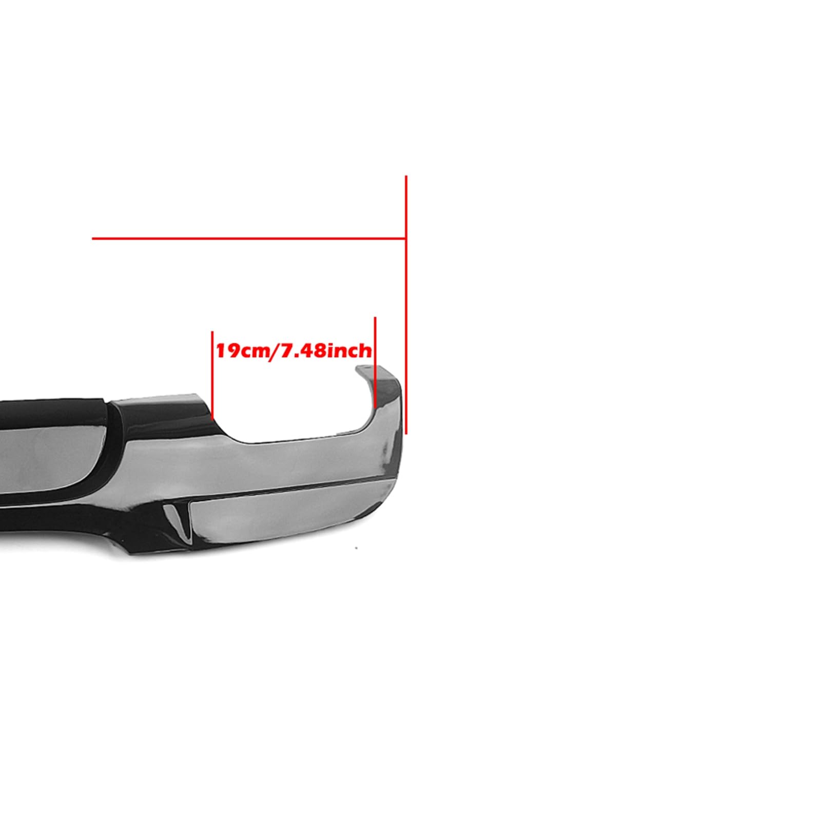 Dyfuzor tylnego zderzaka warga W/O światło do BMW 3Ser E90 E91 M Sport 2005-2012 czarny
