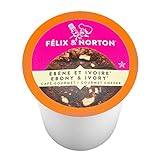 Felix & Norton Single-Cup Coffee for Keurig K-Cup Brewers, Ebony & Ivory, 40 Count