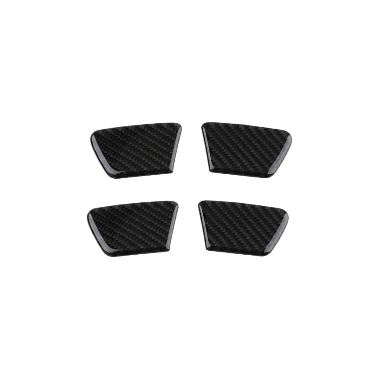 Carbon Fiber Door Bowl Trim Compatible for Cruze 2009-2015 Interior Styling