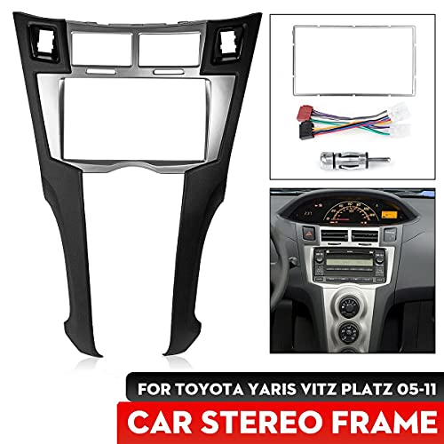 Set di 2 cornici DIN stereo, per Yaris Vitz Square...