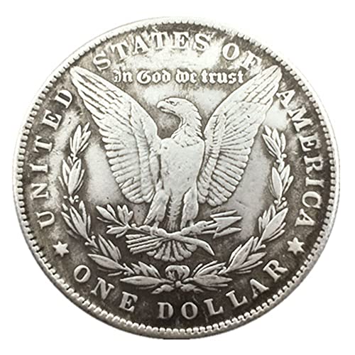 FOTN Lucky Baby Beauty Girl Collection Coin, US Copy Antique Morgan Hobo Coin Commemorative Badge,Protective Case Included (E) (B)2