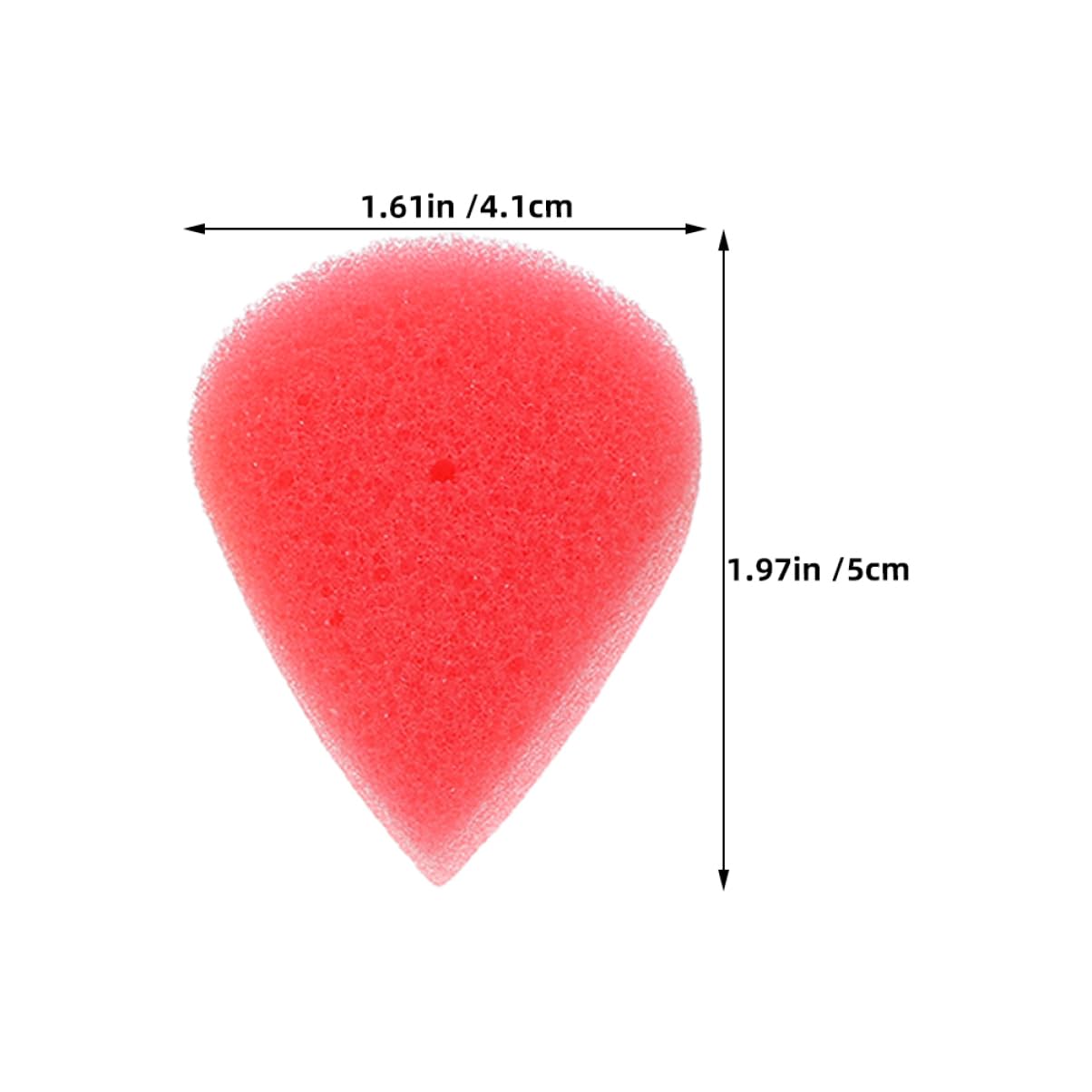 Ipetboom 30Pcs Face Paint Sponges Ergonomic Teardrop Shape Washable Applicators for Art for Birthday Parties Halloween Activities and School Crafts