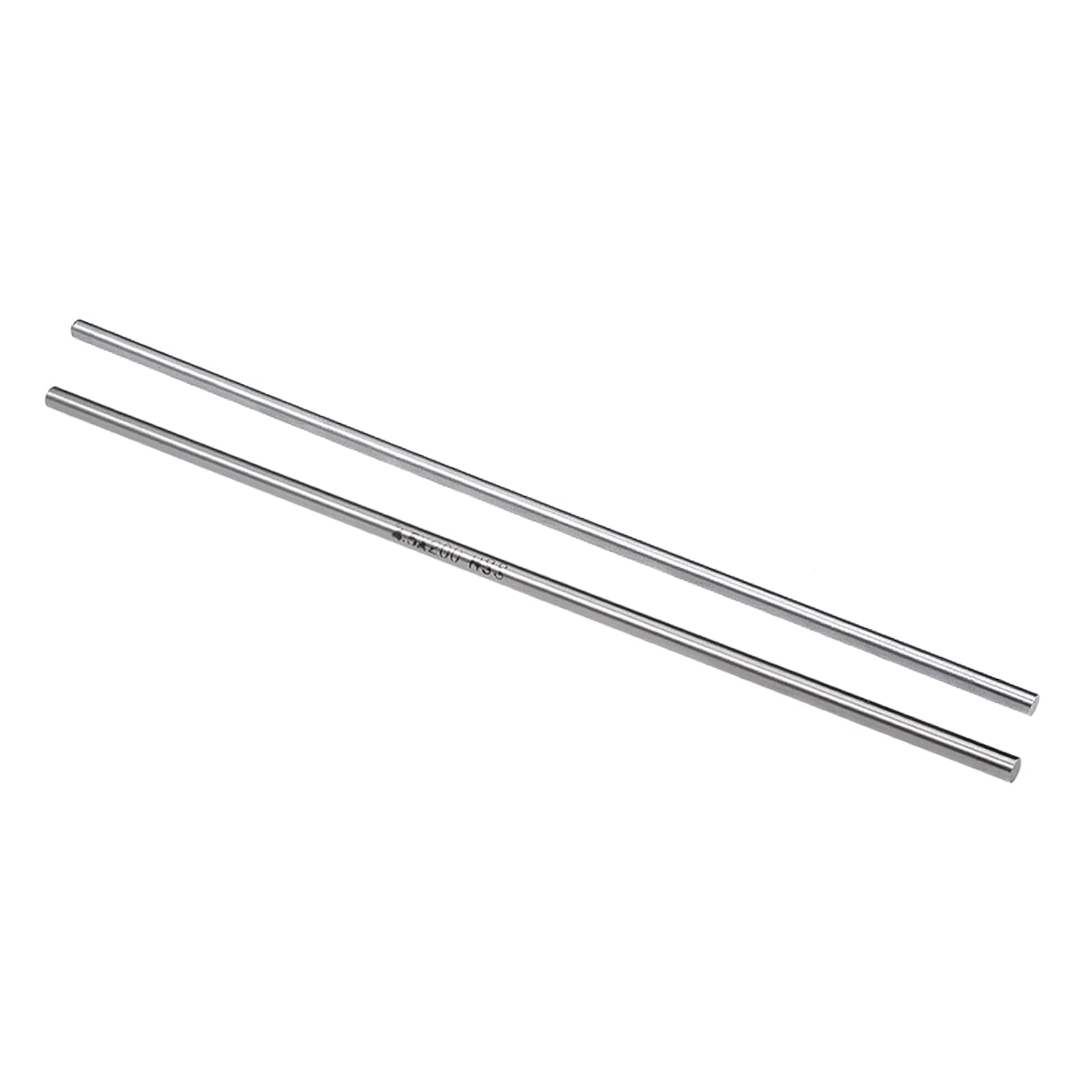 5 Tiges Acier Rondes HSS 2.3x200mm - Pour Tour à Métaux Et Modélisme
