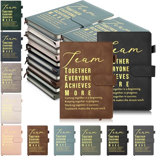Roowest 20 Pcs Teacher Appreciation Gifts A5 Thank You Notebooks May You Proud of The Work Journals Bulk 2026 Appreciation Gifts for Coworkers CNA Week Teachers Nurse Volunteer Team(10 Color,Team) by Roowest - Used condition - CA$32.43