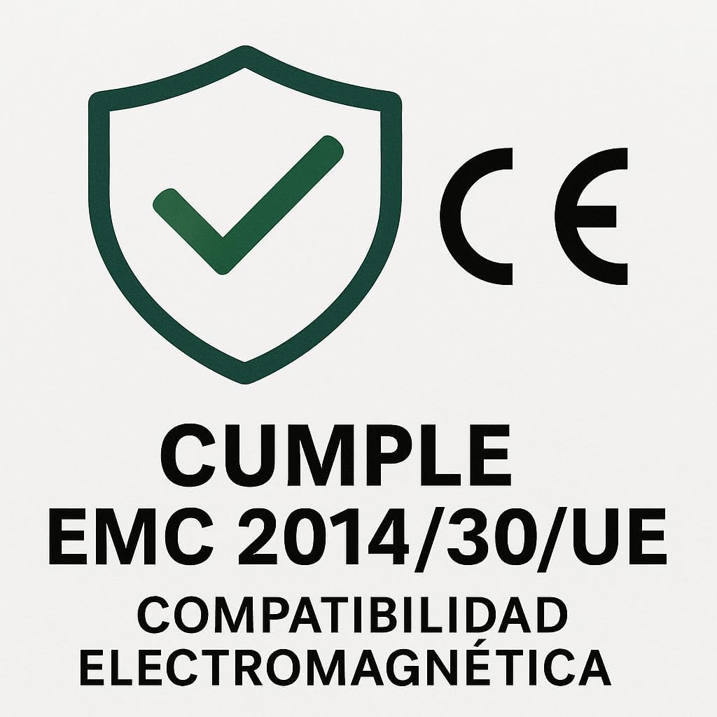 Genérico EMMA Tischventilator, sehr leise, Versand 24 Stunden, 45 W, geringer Stromverbrauch, hohe Leistung in 3 Geschwindigkeiten, verstellbare Höhe, 3 Doppelflügel, Sockel, leicht und robust (B