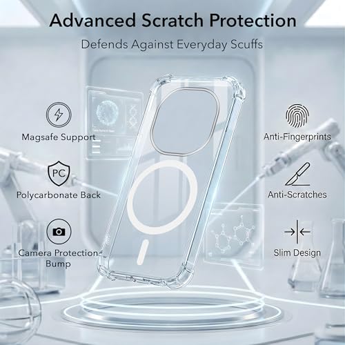 Image of Jkobi Shockproof Crystal-Clear Back Cover for Oppo F31 Pro (Magsafe Wireless Support | Drop & Camera Protection | Hard Polycarbonate)
