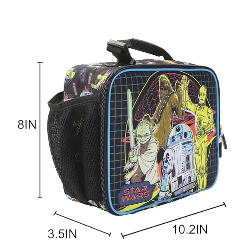 Image of Bioworld Star Wars Vintage-Inspired Characters Insulated Lunch Kit