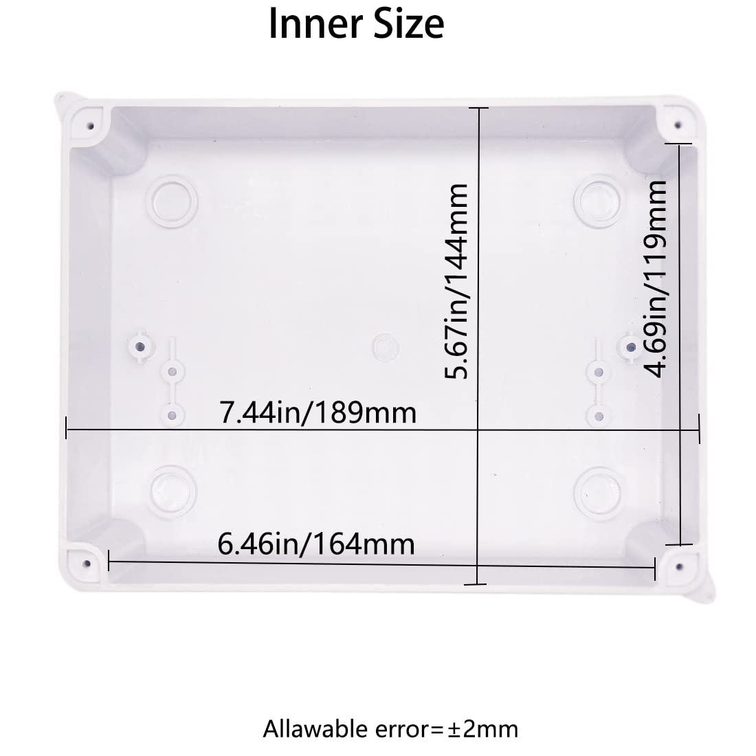 Zulkit Waterproof Project Box - IP65 Dustproof -3