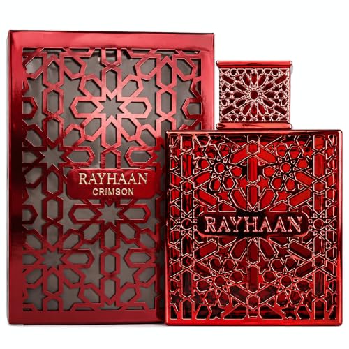 Image of RAYHAAN Crimson Eau De Parfum Spray, 3.4 Ounce (Unisex)