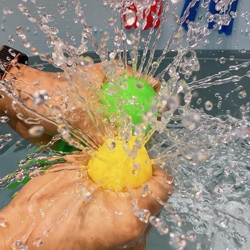 4 Stücke Oktopus Wasserbomben Wiederverwendbar Spielzeug Set, Mit Aufsaug und Spritzfunktion Oktopus Wasserball, Spaß Wasserspielzeug, Schwimmbad Spielzeug, Für Swimmingpools Geeignet Badewanne Strand