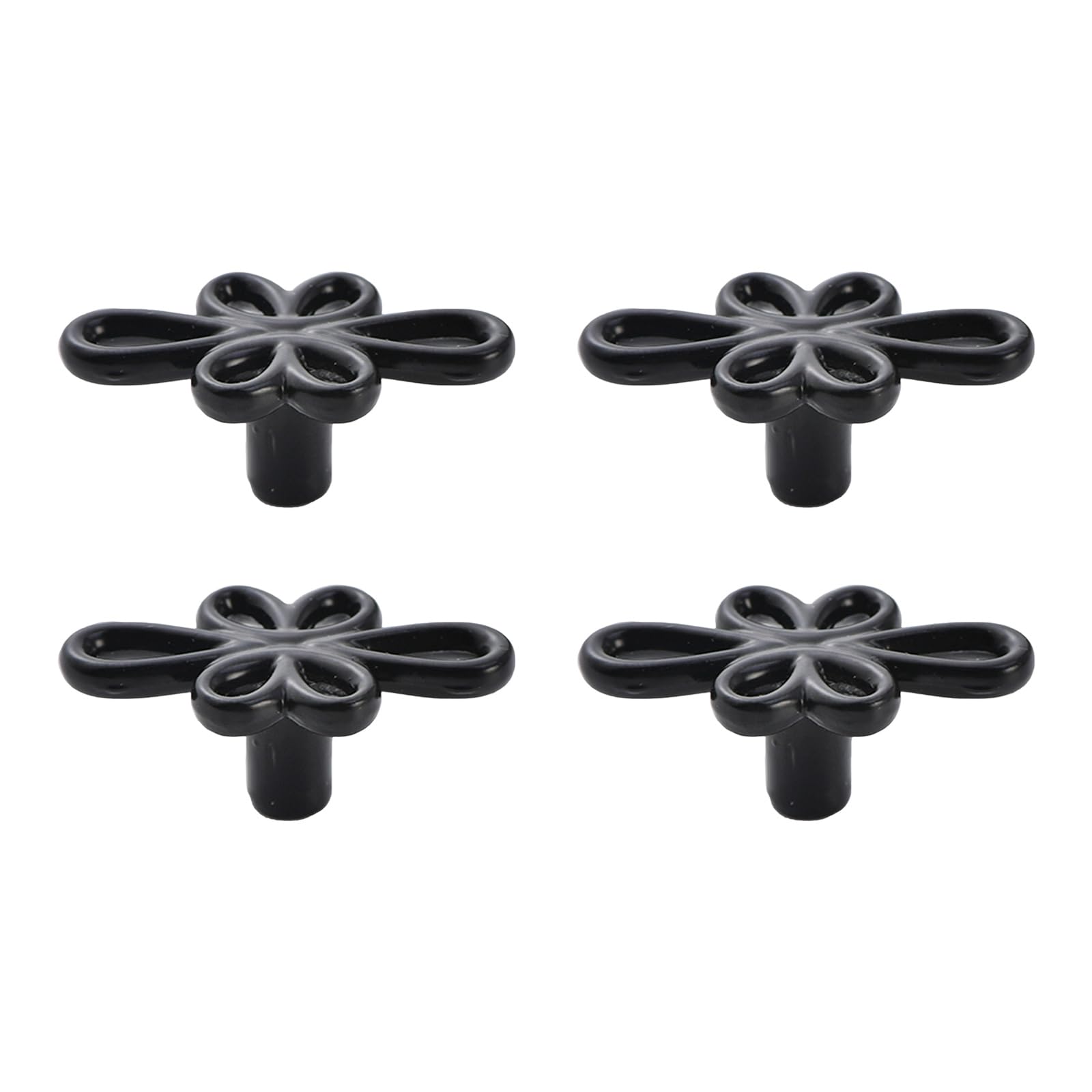 4PCS Knobs with Smooth Grip Pulls for Bedroom Kitchen Furniture Finish Kitchen Hardware