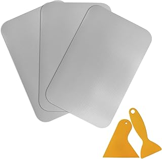 CLIO Inflatable Boat Repair Patches, 3 Pcs Waterproof PVC Set for Rafts, Kayaks, Canoes, Gray