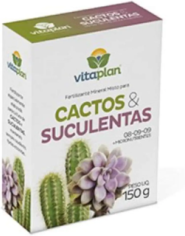 Fertilizante Cactos e Suculentas Vitaplan 150 gramas