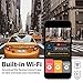 Rexing V1P 3rd Generation Dual 1080p Full HD Front and Rear 170 Degree Wide Angle Wi-Fi Car Dash Cam with Supercapacitor, 2.4