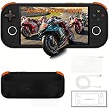 MANGMI AIR X Android Handheld Gaming Console, Snapdragon 662, 5.5' FHD 1080p IPS Screen, 4GB+64GB, RGB Hall Effect Joysticks & Triggers, 5000mAh Battery, Android 14 for Retro & Cloud Gaming (Black)