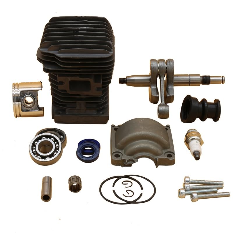 Części do kosiarki 42.5mm tłok cylindra uszczelnienie łożyska wału korbowego zestaw do pilarek STIHL MS250 MS230 025 023 MS 250 230 ogród części zamienne pił łańcuchowych