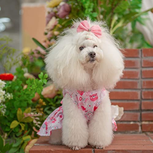 Image of CuteBone Dog Mesh Dress Puppy Sundress Pet Outfit Summer Fashion for Small Dogs Girl Cat Clothes