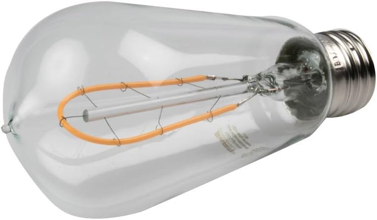 Bulbrite Dimmable 4W 2200K Vintage ST18 Filament LED Bulb