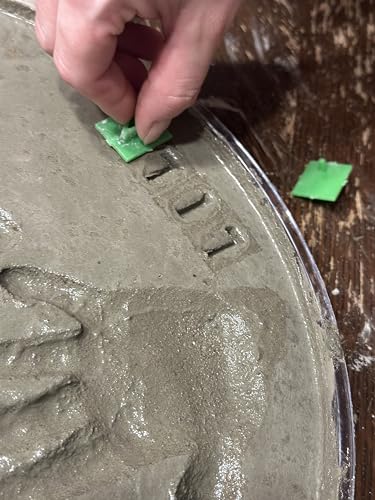 large diy handprint stepping stone kit mother39s day gift footprint stepping stone 10 inch  stamp set