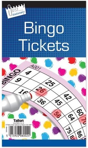 Jumbo Bingo Book / Pad 480 Tickets. 6 to View Buy 1 Get 1 FREE (Big, bold, easy to read numbers)