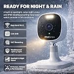 AlfredCam Plus 2 Smart Home Security Camera 2.5K, 5G/WiFi, Indoor/Outdoor, IP65 Waterproof, LED Spotlight, Two-Way Audio, Color Night Vision, Baby/Pet Cam, App Powered (70M+ downloads)
