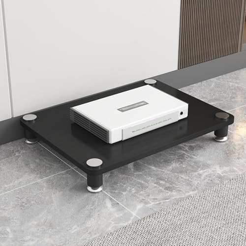 Mueble esquinero para equipos de música y almacenamiento multimedia