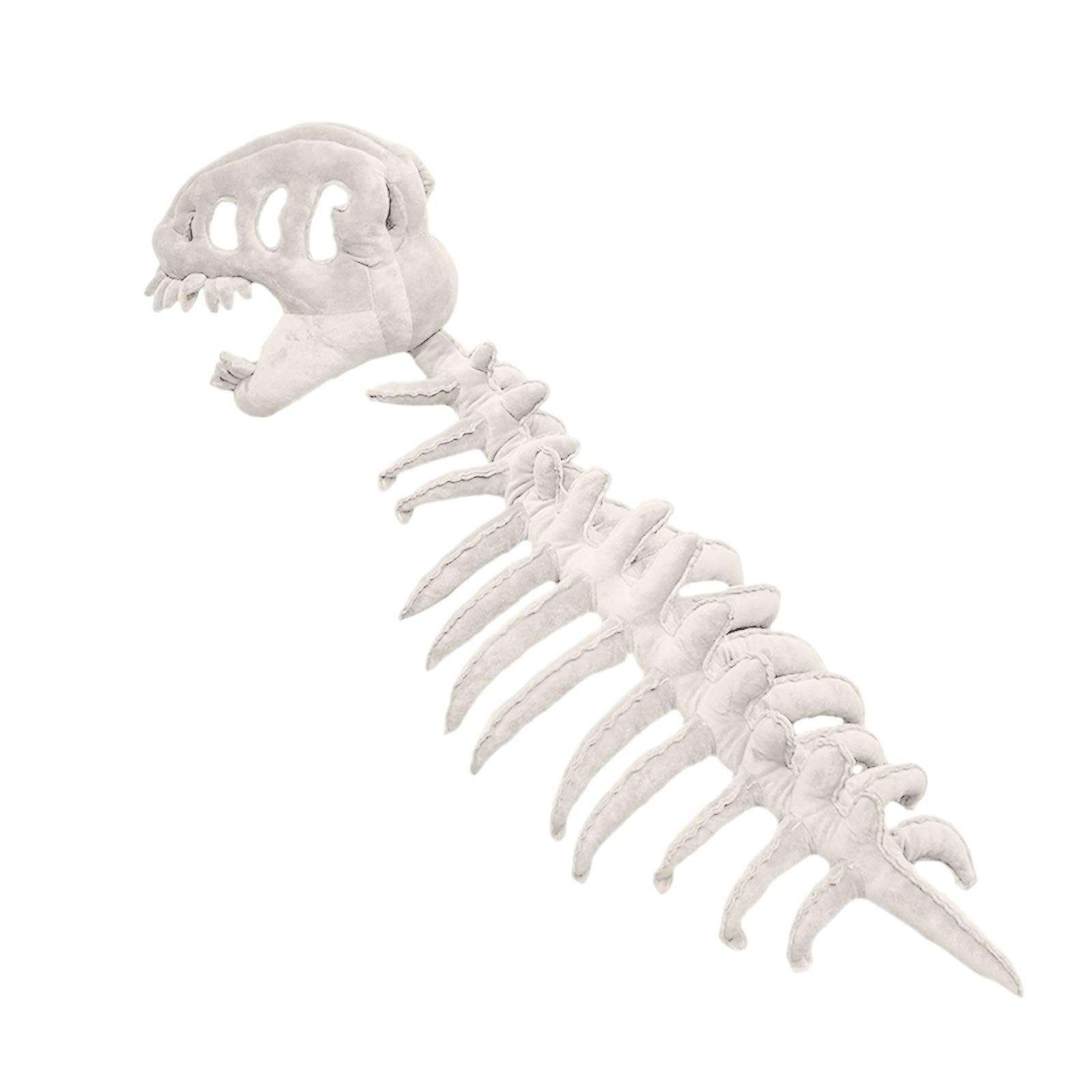 Costume da Scheletro di Dinosauro per Bambini, per travestirsi per Le Feste, Bianco