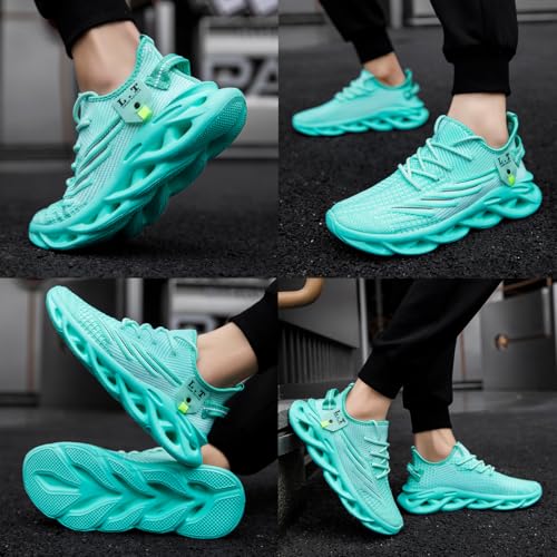 Image of EGMPDA Mens Shoes Running Slip On Tennis Walking Shoes Lightweight Breathable Sneakers for Gym Work Casual Soft Sole Trainers Non Slip Athletic Footwear