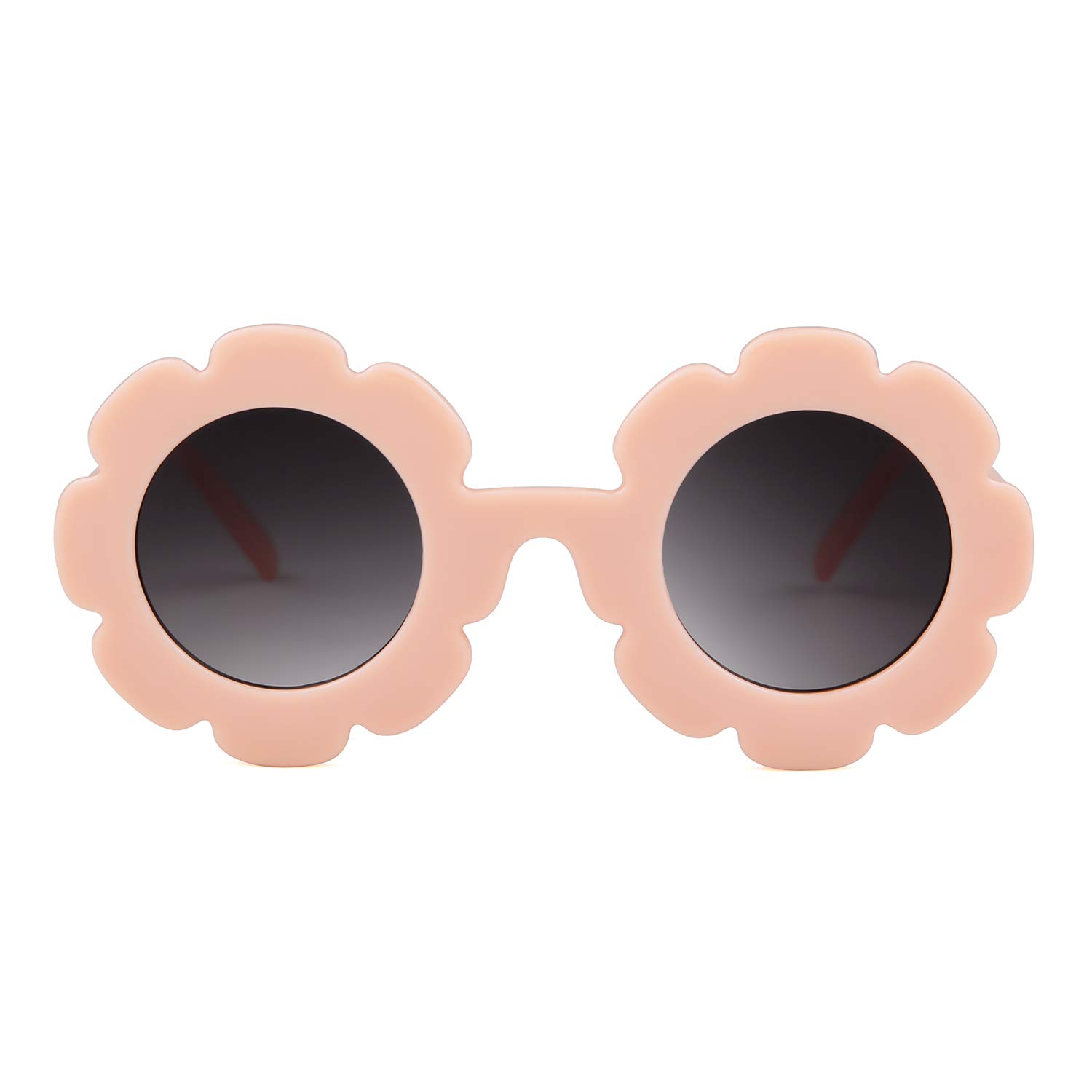 Sunglasses for Kids Round Flower Cute Glasses UV 400 Protection Children Girl Boy Gifts