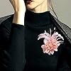 Fleur Plume Mariée Broches, Asudaro 15cmx10cm Vintage Broche Broche De Corsage En Tissu Brooches De Mariage Pour Accessoire Coiffure Femme Fête Fashion Chapeau Elegant #3