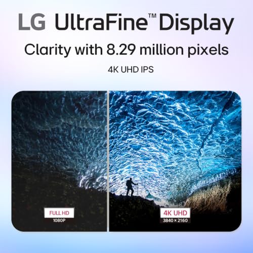 Image of LG 27 inch Computer Monitor, 4K UHD IPS Display with HDR10 and 90% DCI-P3 Color Gamut, 3-Side Virtually Borderless Design, Anti-Glare, Reader Mode, Flicker Safe, and Tilt Adjustable Stand - White