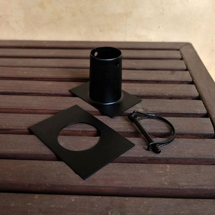 Nutshell Stores Cast Zen Loops Rain Chain - Black - 10 Feet