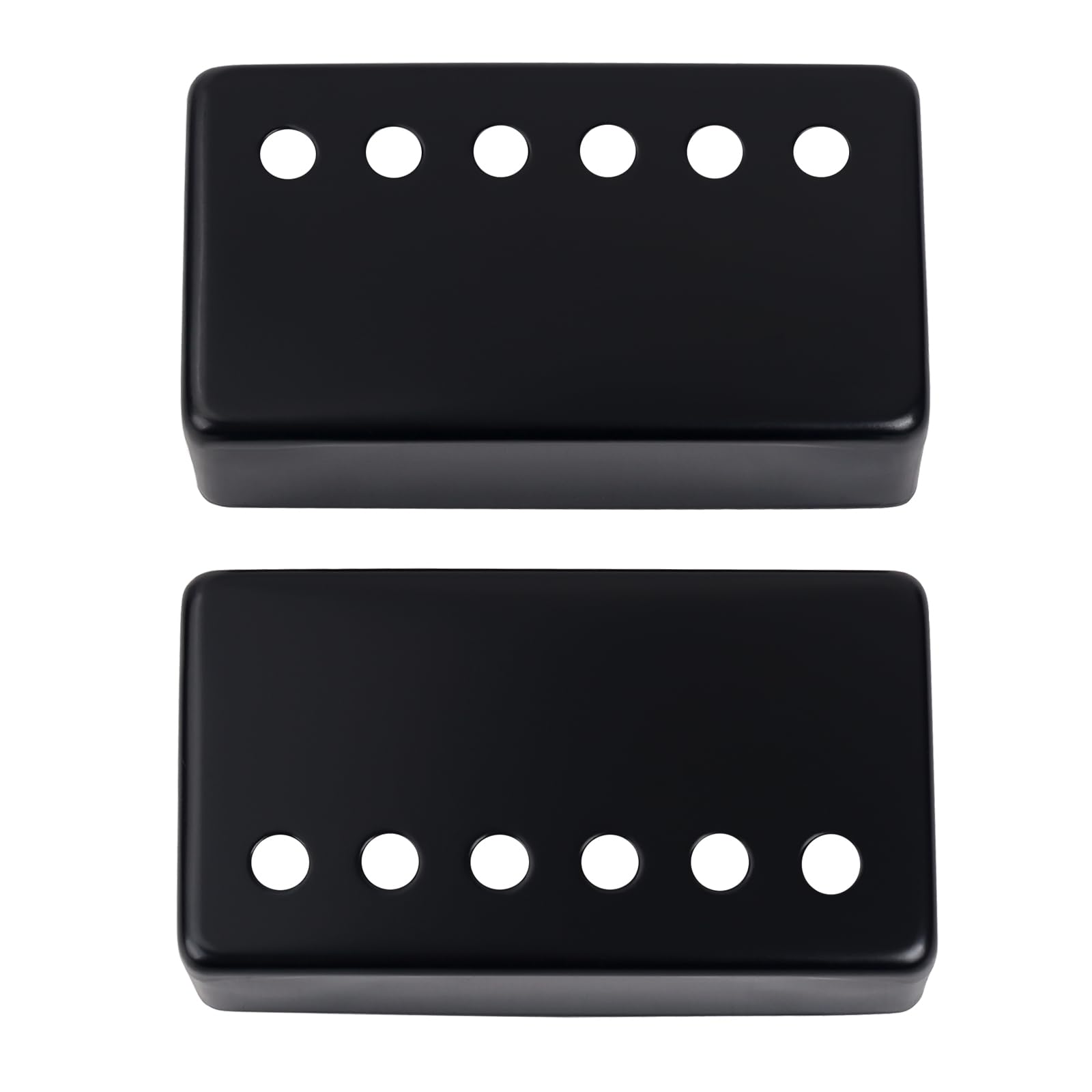 Banworks Metal Humbucker Covers Electric Guitar Pickup Covers 50mm (1-31/32") Neck Humbucker Pickup Covers For Electric Guitar Pack of 2 JT/SYQG-03 Black